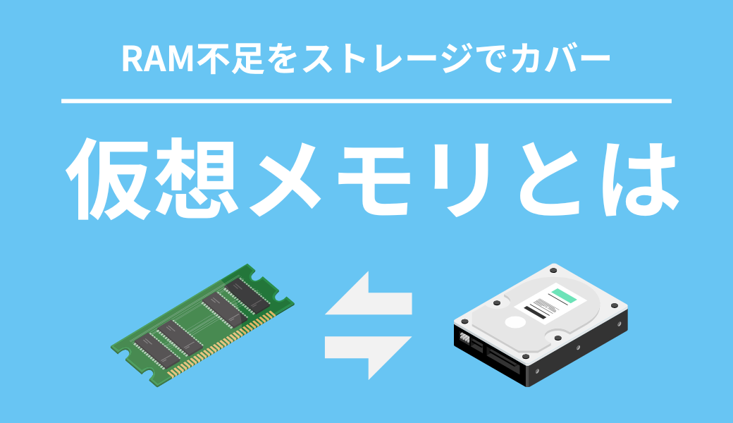 仮想メモリとは RAM